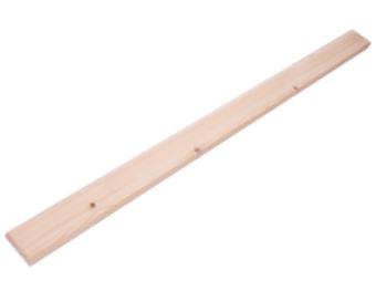 Antrittspfosten - Kante für Wandmontage 19x70x1100 - Holz: Kiefern, Behandlungen: Lack farblos