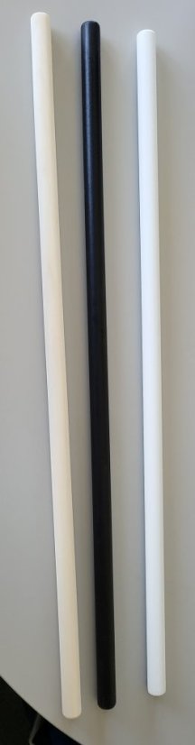 Tyčky (sloupky) do zábradlí - Ošetření: Černá