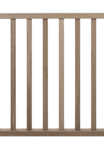 Schwarzwald-Geländer aus Eiche - Behandlungen: Natürliches Öl