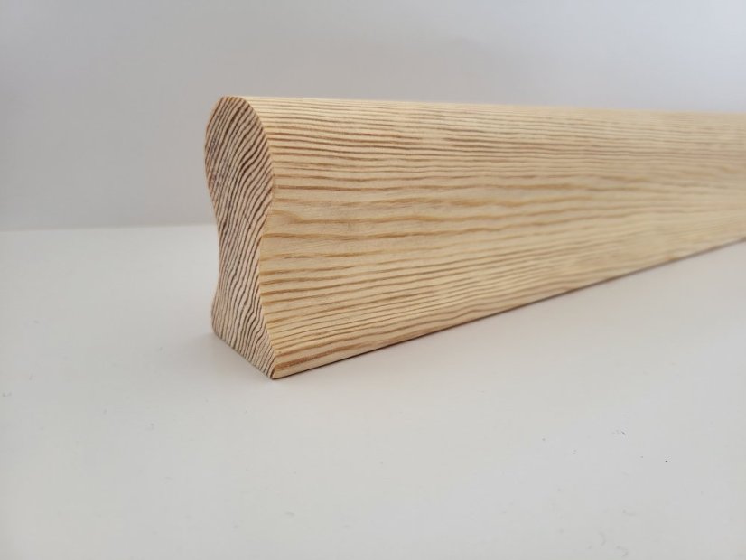 ELBETREPPE Handlauf Omega - Holz: Kiefern, Behandlungen: Ohne Behandlung