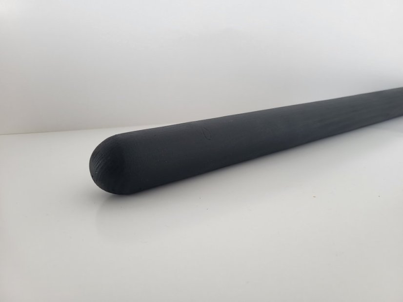 Handlauf Rund - individuelle Länge - Holz: Buche, Rundhandlauf Größe: 42,4mm, Behandlungen: Natürliches Öl