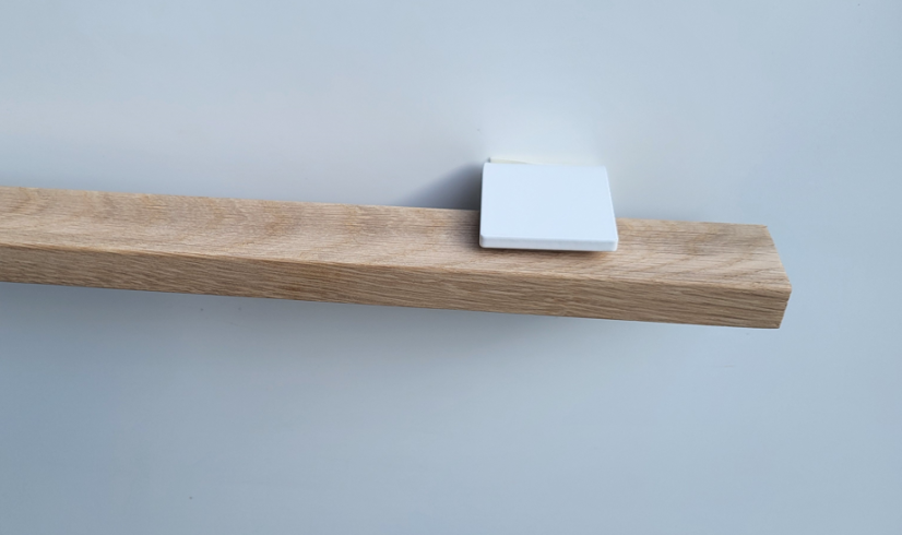 Handlauf schlanker eleganter - Holz: Iroko, Behandlungen: Lack farblos