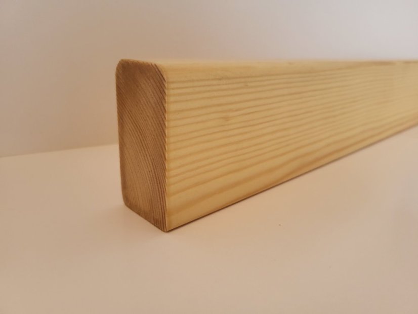 PRESCHODY Madlo Obdelníkové 44x80 - Drevo: Borovica, Ošetrenia: Lak bezfarebný