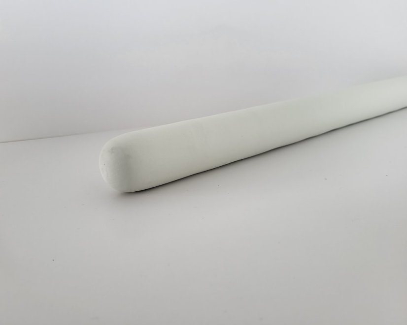 PROSCHODY Madlo kulaté - zakázková délka - Dřevo: Buk, Madlo kruhové velikost: 38mm - nejčastěji objednávané, Ošetření: Bílá