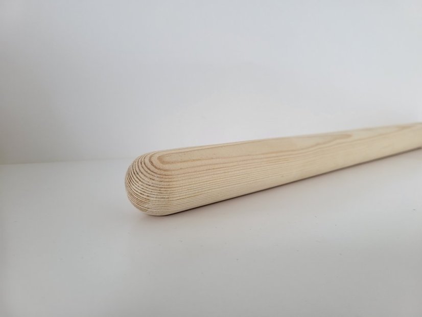 Handlauf Rund - individuelle Länge - Holz: Buche, Rundhandlauf Größe: 42,4mm, Behandlungen: Natürliches Öl