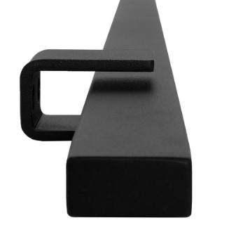 Handlauf schlanker eleganter - Holz: Iroko, Behandlungen: Lack farblos