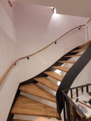 Dubové madlo ošetrené olejom - vyrobené podľa námeru zákazníka