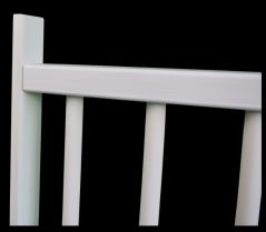 Antrittspfosten - Kante für Wandmontage 19x70x1100