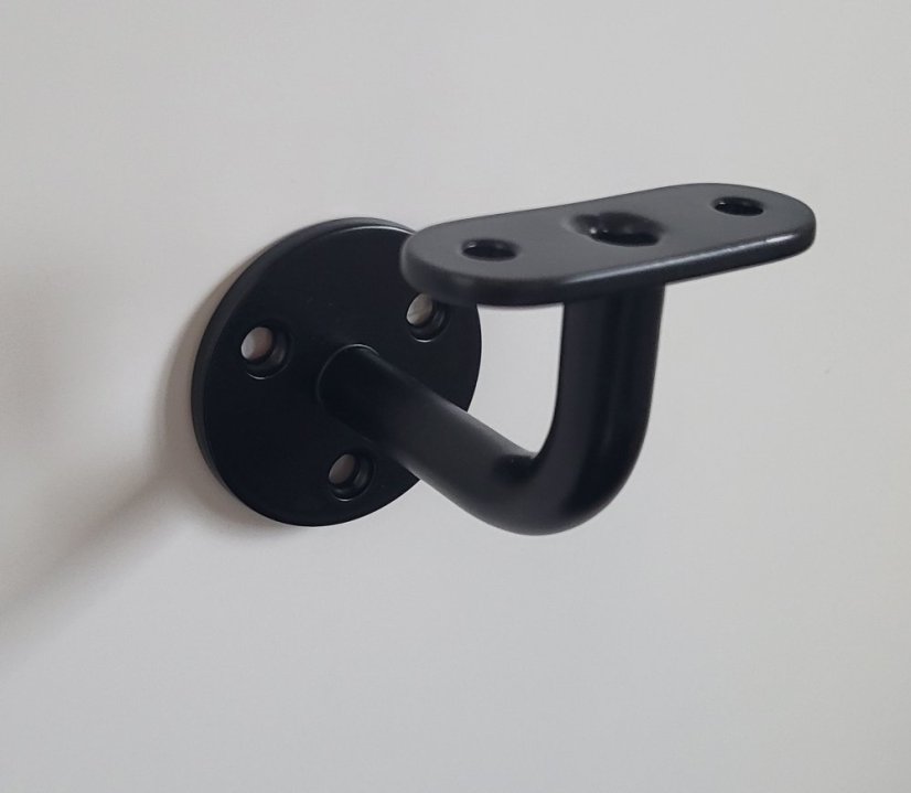 Handlaufhalter aus Edelstahl - LED Handlauf - Schwarz