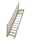 Fichtenholz-Treppe M45°