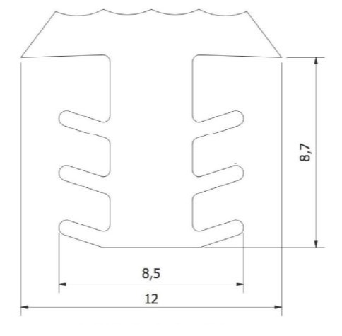 Anti-Rutsch-Gummiband für Treppenstufen