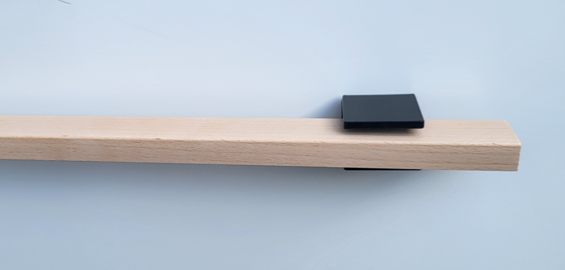 Handlauf schlanker eleganter - Holz: Iroko, Behandlungen: Lack farblos